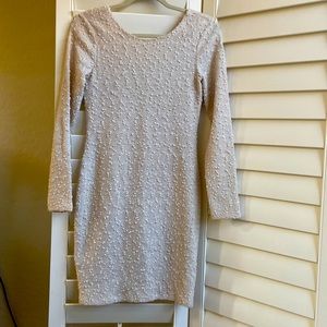 Jennifer Lopez cream dress